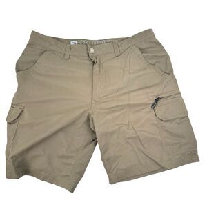 Reel Legends Mens Outdoor Shorts Size 34 Green/Gray Cargo Fishing‎ Hiking 268